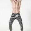 eurocat latex Male Candy-Striped Leggings
