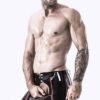 eurocat latex Male Front Double Zip Shorts
