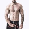 eurocat latex Male Front Double Zip Shorts