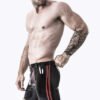 eurocat latex Male Front Double Zip Shorts