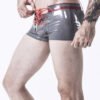 eurocat latex Male Laced Plunging Front Briefs