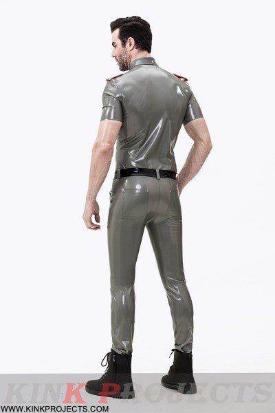 eurocat latex Male Short Sleeves Military Uniform Shirt