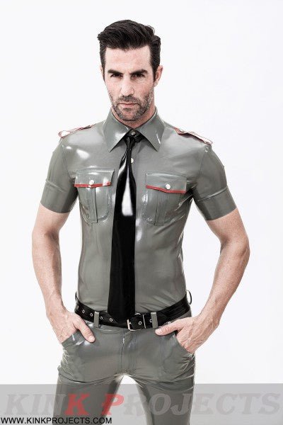 eurocat latex Male Short Sleeves Military Uniform Shirt