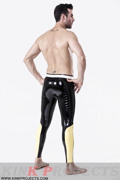 eurocat latex Male Padded Thighs Zipperless rubber Leggings