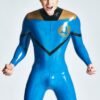eurocat latex Male 'Fantabulous 4' Back Zipper Catsuit