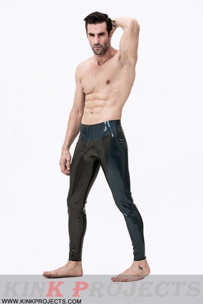 eurocat latex Male 'Two-Tones' rubber Tights