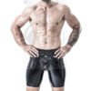 eurocat latex Male rubber Codpiece Cycling Shorts