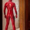 eurocat latex Male Red Ninjia rubber Catsuit