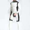 eurocat latex Male 'White Knight' Back Zip Catsuit