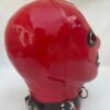 Latex Hood Contrast open eyes & open mouth