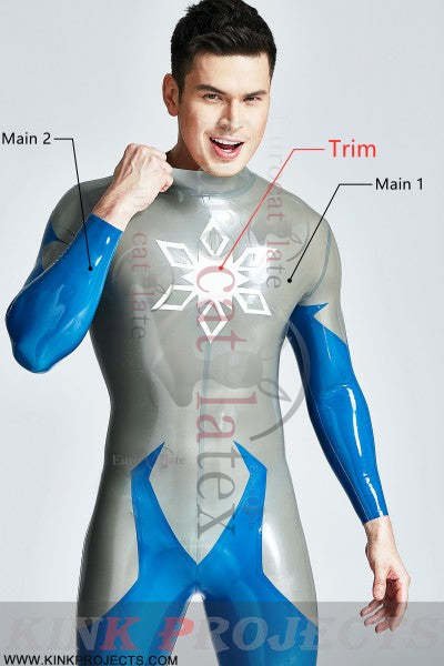 eurocat latex Male 'Hexagramite' Catsuit