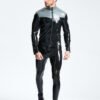 eurocat latex Male Front Zipper Casual Jacket
