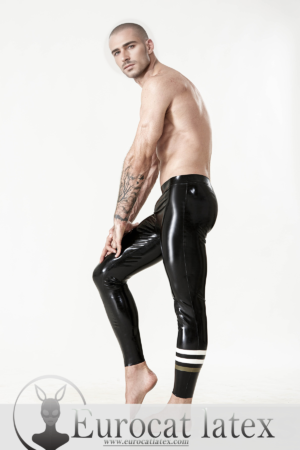 eurocat latex Male 'Triple-Banded' Leggings