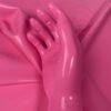 male fetihs latex gloves Short, Stretchy and Body Safe rubber Gloves chlorined 0.4mm