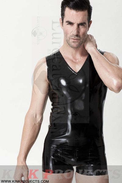 eurocat latex Male Basic V-Neck Tank Top