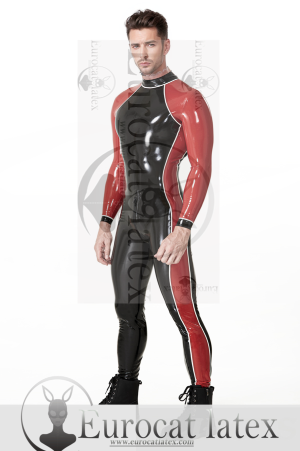 eurocat latex Male 'Zip-A-Dee' Back Zip Catsuit