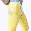 latex Male Fitness Muscle Leggings handmade
