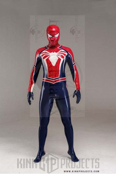 eurocat latex Male 'Spidey Two' rubber Costume Catsuit