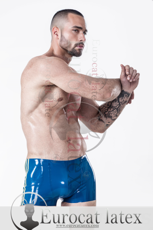eurocat latex Male Triple Stripe Swim Trunks
