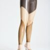 eurocat latex female Metallic Platinum Leggings