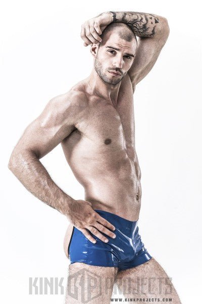 eurocat latex Male 'Open-Bum' rubber Club Shorts