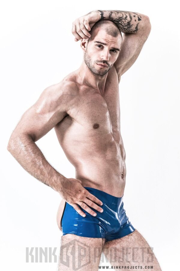 eurocat latex Male 'Open-Bum' rubber Club Shorts