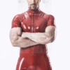 eurocat latex Male Short-sleeved Romper Style Open Bum Leotard