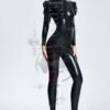 latex handmade Puffy-sleeved Catsuit