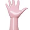 Baby Pink Classic Short Molded Latex Gloves