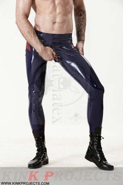 eurocat latex Male Through-Zip Leggings