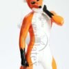 eurocatlatex Male 'Fox Trotter' Shoulder-Zipper Catsuit With Inflatable Tail