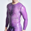 eurocat latex Male Codpiece Neck Entry Catsuit