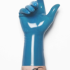 Translucent Blue Classic Short Molded Latex Gloves