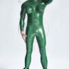 eurocat latex Male Inflated Boobs Catsuit