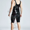 latex Male Codpiece Shoulder Strap Cycling Suit