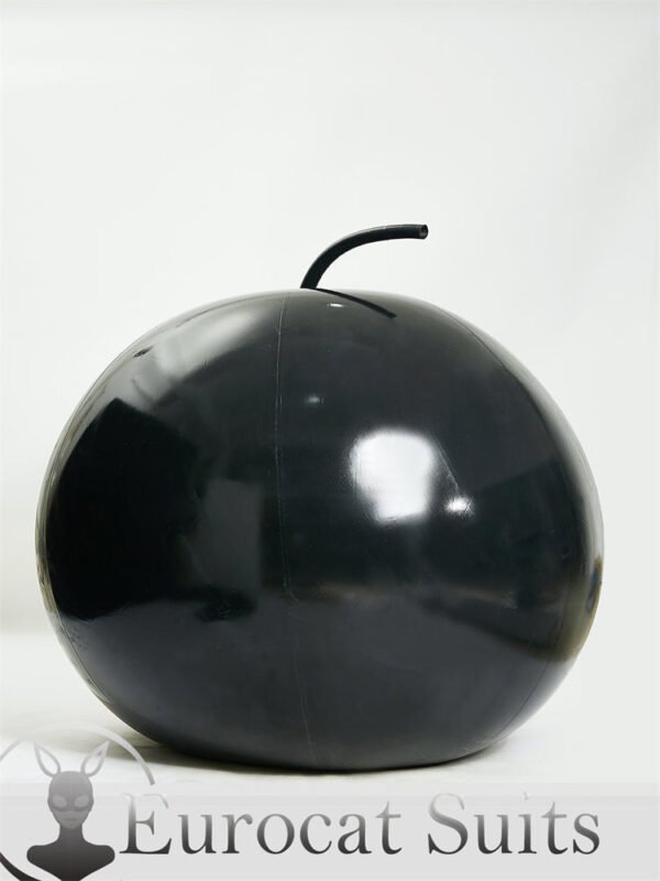 Sexy Inflatable Latex  after inflation outer thickness is 0.6mm color is Black