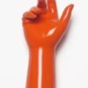 fetish  latex gloves Short, Stretchy and Body Safe rubber Gloves chlorined 0.4mm