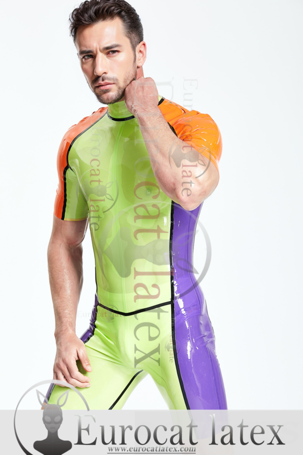 Male 'Multicolor' Shoulder-Zip Surfsuit