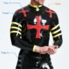 eurocat latex Male 'Crossway' Front Zip Catsuit
