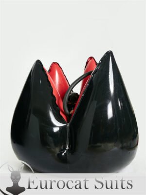 Sexy Inflatable Latex  after inflation 130cm outer Black inner Red