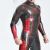 eurocat latex Male 'Tangled Web' Back Zip Catsuit