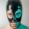 LATEX MASK BRUTE HOOD