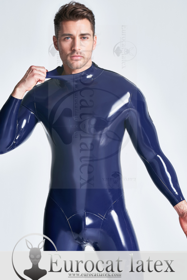 eurocat latex Male Shoulder-zip Catsuit