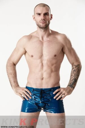 eurocat latex Male Front-Laced Shorts