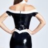 latex 'Sierra' Drop-Shoulder Dress