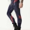 eurocat latex Male Through-Zip Leggings