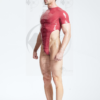 eurocat latex Male High-Cut Thong-Shaped T-Shirt
