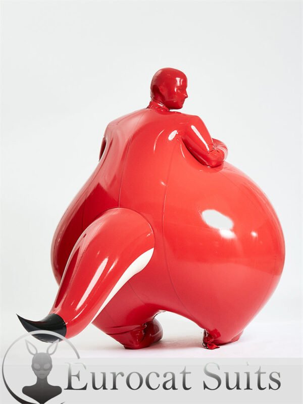 Latex Sexy Inflatable main color Red both outer and inner are 0.4mm