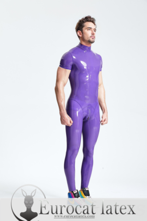 eurocat latex Male Short-sleeved Back Zip