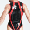 eurocat latex Male High-Cut Muscle Leotard